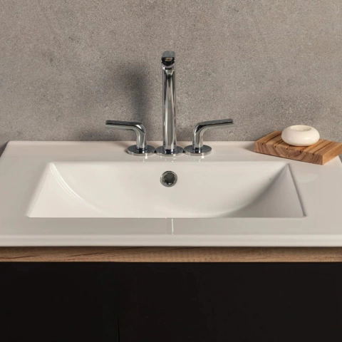 Vanitory Zedra Mod. Fortezze Giorno con Bacha embutida 50cm - Distabile 