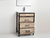 DistaRock- Campi - Iron de 60 cm - Roble Vintage Mesada 1A - Distabile 