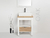 Campi - Oak - Roble Ambar 60 cm Para Bacha De Apoyo