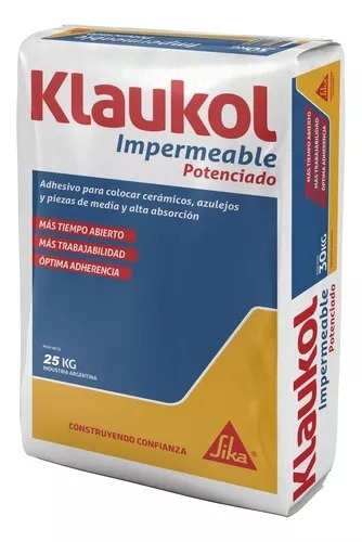 Klaukol Impermeable Fluido Potenciado 25 kg - comprar online