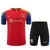 Kit de Treino Barcelona Nike 24/25 Camisa Vermelho e Short Preto