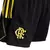 Shorts Adidas Treino Flamengo Feminino - Preto+Amarelo - Rn7 imports