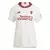 Camisa Feminina Manchester United II 23/24 Adidas Branca e Vermelho Baby Luck