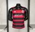 Regata Flamengo Adidas Com Patrocinios 2024/25 Torcedor Masculina Vermelho e Preto