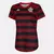 Camisa Flamengo I 19/20 s/n° Torcedor Adidas Feminina - Vermelho+Preto