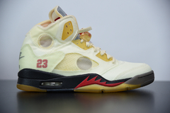 Nike Air Jordan 5 Retro Off- White 'Sail' na internet