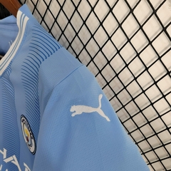Camisa Manchester City Home 23/24 Modelo Torcedor - Lojinha do Jota 