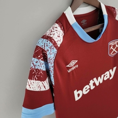 Camisa West Ham Home 22/23 Modelo Torcedor - comprar online