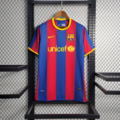 Camisa Barcelona Home 10/11 Modelo Retrô