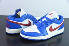 Nike Air Jordan 1 Low Sport 'Blue Gym Red' na internet
