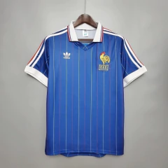 Camisa Retrô Seleção França Copa 82