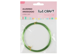 Alambre Aluminio : Verde Claro