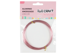 Alambre Aluminio : Rosa Pastel