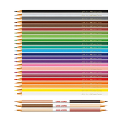 Ecolapíz Caras & Colores 24 Largos + 3 Bicolor Faber-castell - comprar online