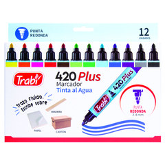 MARCADORES 420 PLUS AL AGUA X 12