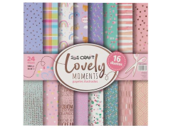 Papeles Scrapbooking 30x30 Cm Lovely 180 Gr Ibicraft