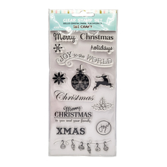 SELLO SILICONADO CRISTAL 4X8" CHRISTMAS