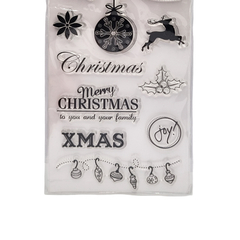 SELLO SILICONADO CRISTAL 4X8" CHRISTMAS en internet
