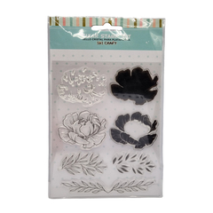 SELLO SILICONADO CRISTAL FLOWERS