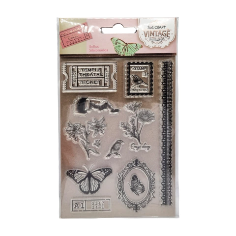 SELLO SILICONADO CRISTAL VINTAGE