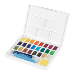 Acuarelas En Pastillas Faber-castell X24 Colores - comprar online