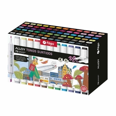 CAJA 72 MARCADOR ARTISTICO ALLOY DOBLE PUNTA