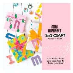 MINI TABLERO TROQUELADOR PARA ALFABETO IBI CRAFT + MANUAL en internet