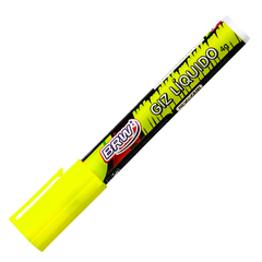 Tiza Líquida AMARILLO Punta reversible De 6 Mm