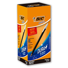 BOLÍGRAFO BIC OPACA DURA+ CLASICO CAJA X 50 U. en internet