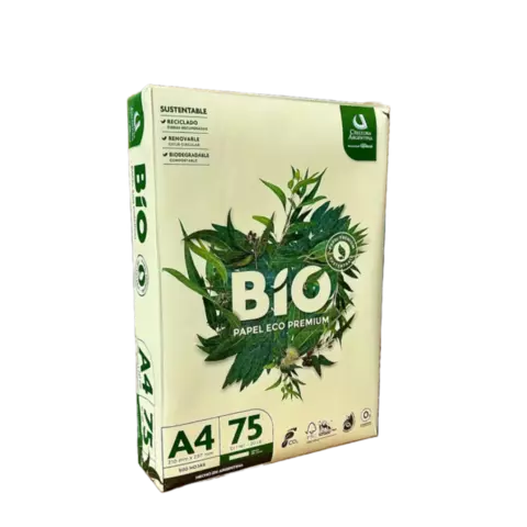 Resma BIO A4 de 75grs. 500 Hjs - comprar online