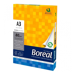 RESMA BOREAL A3 DE 80GRS. 500 HJS.