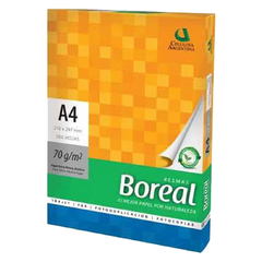 Resma Boreal A4 de 70grs. 500 Hjs,