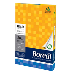 Resma Boreal Oficio de 80grs. 500 Hjs