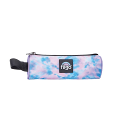 Cartuchera Tipo Tubo Keiway Aesthetic Batic Celeste y Rosa - comprar online
