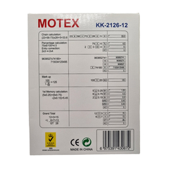 CALCULADORA MOTEX DE ESCRITORIO 12 FUNCIONES - EYPAPEL