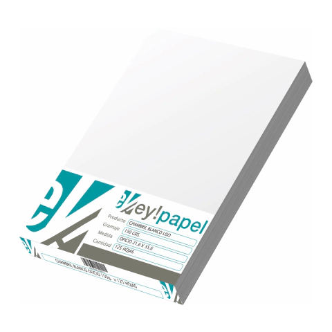 Chambril Oficio de 150g. Paquete x 125 h.