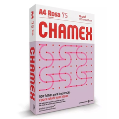 Resma Chamex A4 Rosa de 75grs. 500 Hjs.