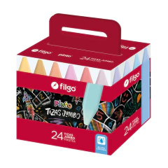 TIZAS JUMBO PASTEL X 24 - EYPAPEL