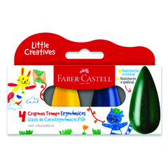 Crayon ergonomico Trompo x 4 Faber Castell