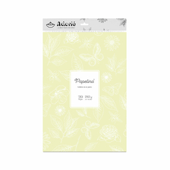20 hojas a4 CREMA MARFIL 180 GRS - Papelina by Adorie