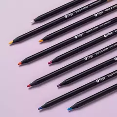 Lapices Black And White Supersoft Estuche X 24 Colores en internet