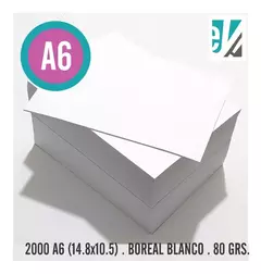 BOREAL A6 DE 80 GRS X 2000 HOJAS