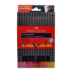 Ecolapiz Supersoft Colores Calidos. x 15 Unidades