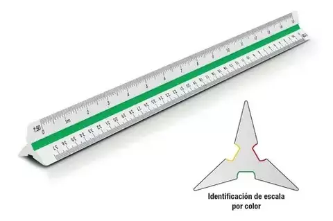 Escalimetro Plantec 30 Cm Escalas Bajas - comprar online