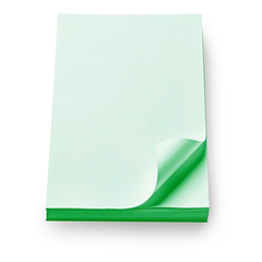 Resma Fondeada Verde 22x34 cm de 70grs. 500 Hjs