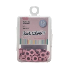 EYELET ROSA PASTEL X 50 U.