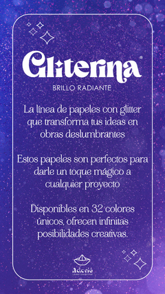 20 hojas a4 Plata Espejo fino 230 GRS - Gliterina by Adorie