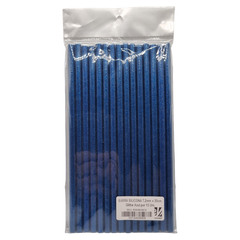 CON GLITTER AZUL 7.2mm X 20cm Por 15 Uni.