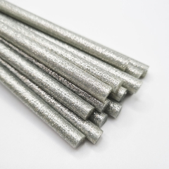 CON GLITTER PLATA 7.2mm X 20cm Por 15 Uni. - comprar online