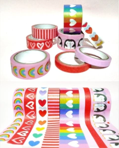 Washi Tape Happy 5 MTS X 8 Unidades en internet